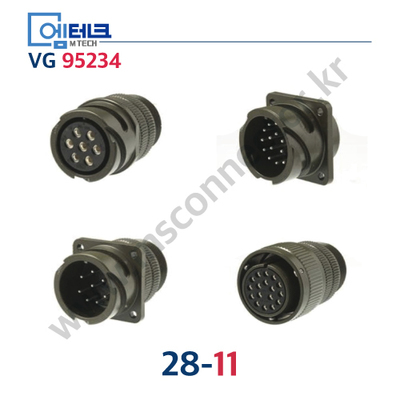 VG 28-11 / 2811 / VG95234 / VG커넥터 / 군용 커넥터 / 버클 유형 커넥터 / 원터치형 커넥터