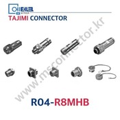 TAJIMI CONNECTOR / R04-R8MHB / R04 Series / 소형 / 방수 나사식 커넥터