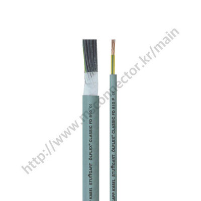 PVC 심신 절연 및 마모 및 내유성 PUR 외피 매우 유연한 제어 케이블