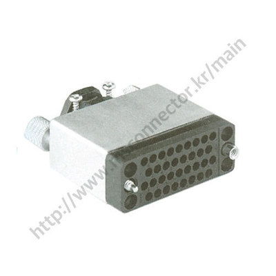 MS34 Cable connector with metal suitcase hood